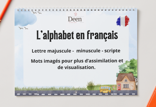 Cahier d'activité - L'alphabet en Français - Format PDF