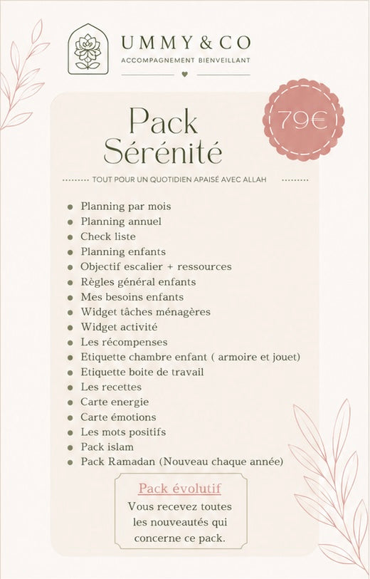 Pack sérénité